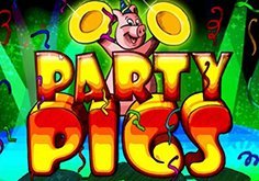 Party Pigs Pokie Logo