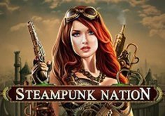 Steampunk Nation Pokie Logo