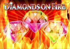 Diamonds On Fire Pokie Logo