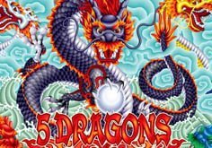 5 Dragon Pokie Logo