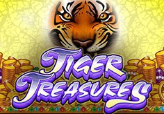 Tiger Treasures Pokie Logo
