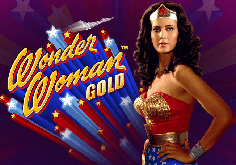 Wonder Woman Gold Pokie Logo