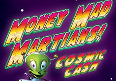 Money Mad Martians Cosmic Cash Pokie Logo