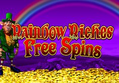 Rainbow Riches Free Spins Pokie Logo