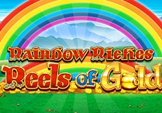 Rainbow Riches Reels Of Gold Pokie Logo