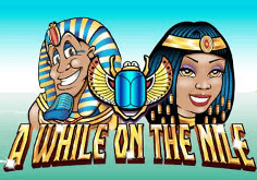A While On The Nile Pokie Logo