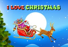 I Love Christmas Pokie Logo