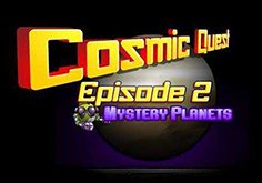 Cosmic Quest Mystery Planets Pokie Logo