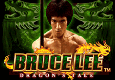 Bruce Lee Dragons Tale Pokie Logo