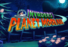 Invaders From The Planet Moolah Pokie Logo