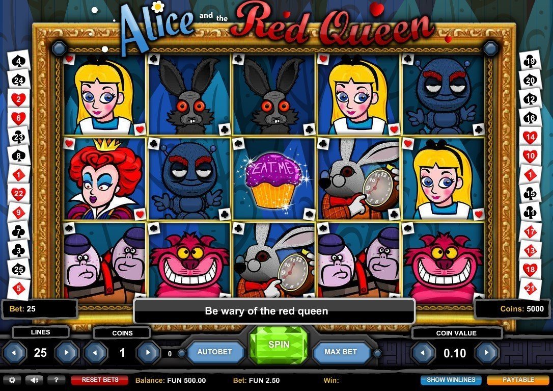Alice And The Red Queen Pokie