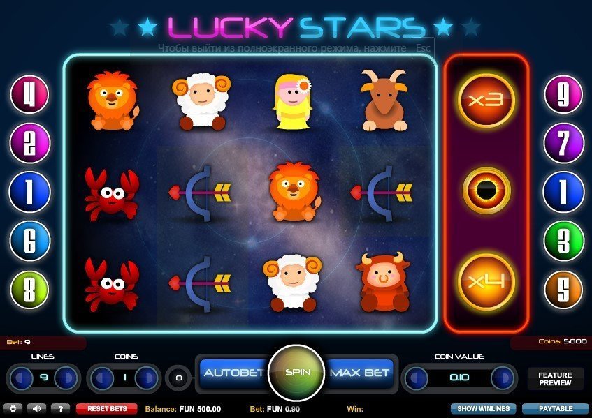 Lucky Stars Pokie