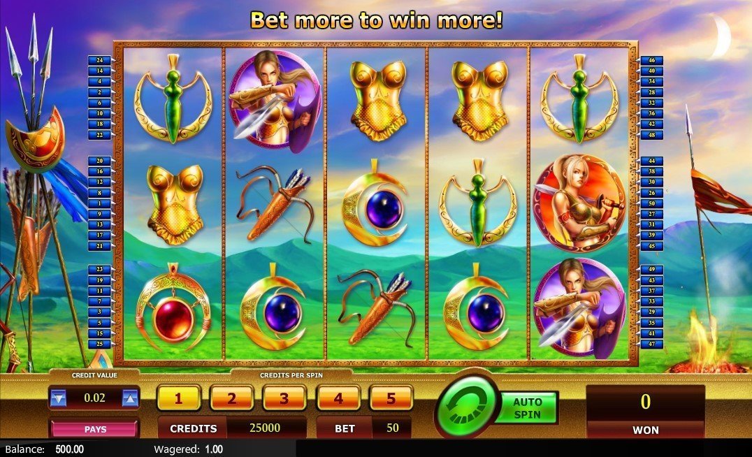 Fortunes Of The Amazons Pokie