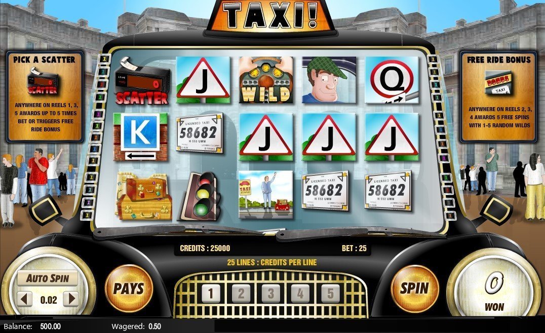 Play The Taxi Slots With No Download From Amaya