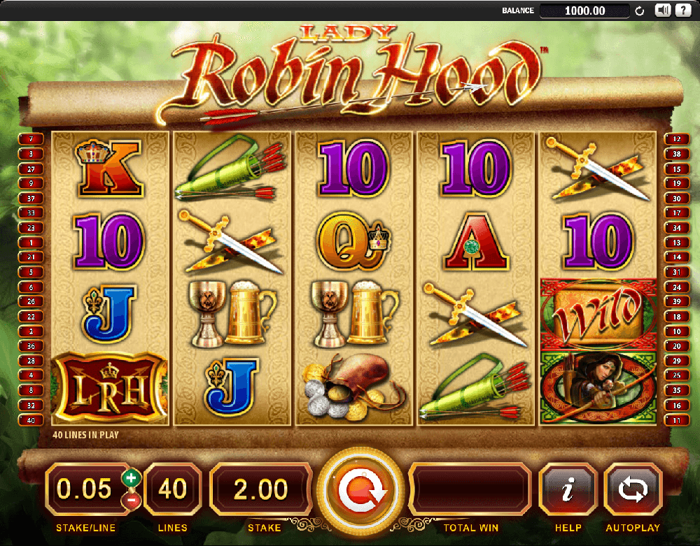 Pokie Lady Robin Hood