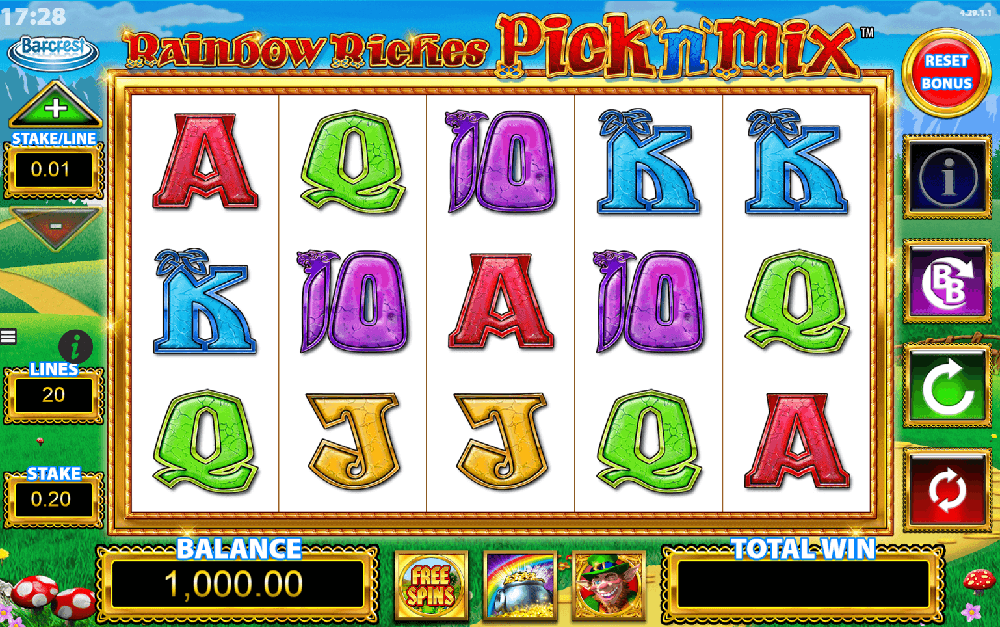 Rainbow Riches Pick And Mix Pokie