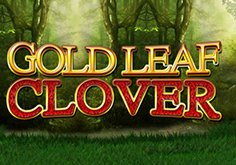 Gold Leaf Clover Pokie Logo