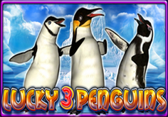 Lucky 3 Penguins Pokie Logo