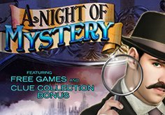 Een nacht vol mysteries Pokie Logo