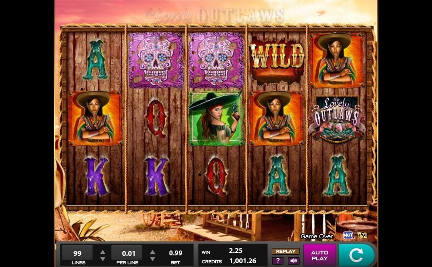 The Lovely Outlaws Pokie