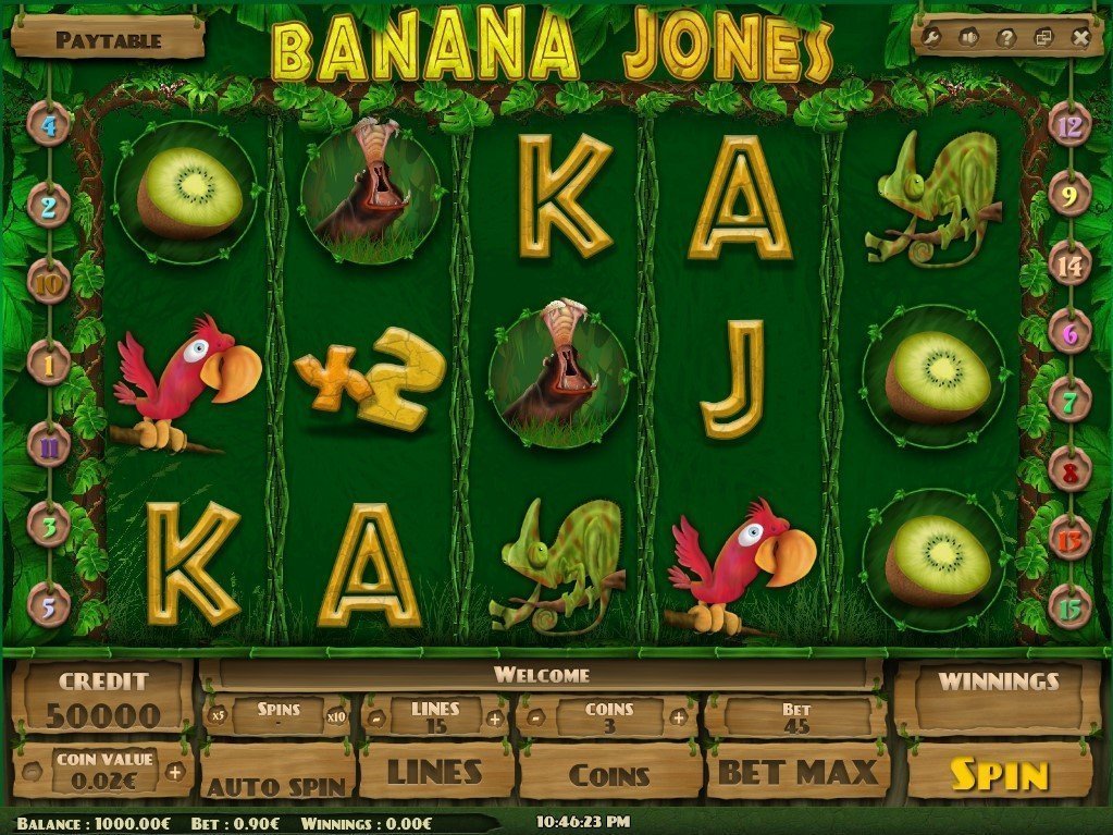 Banana Jones Pokie