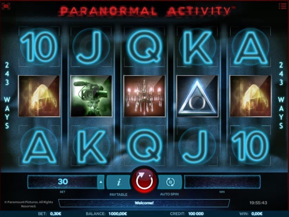 Paranormale activiteit Pokie