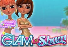 Glam Or Sham Pokie Logo