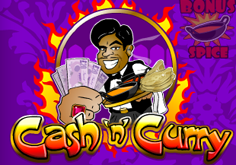 Cash N Curry Pokie Logo