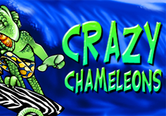 Crazy Chameleons Pokie Logo