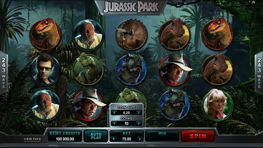 Jurassic Park Pokie