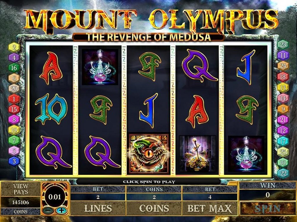 Mount Olympus The Revenge Of Medusa Pokie