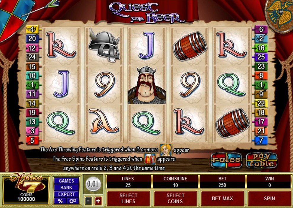 Quest For Beer Pokie