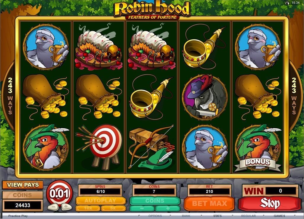 Robin Hood Feathers Of Fortune Pokie