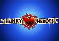Sneak A Peek Hunky Heroes Pokie Logo
