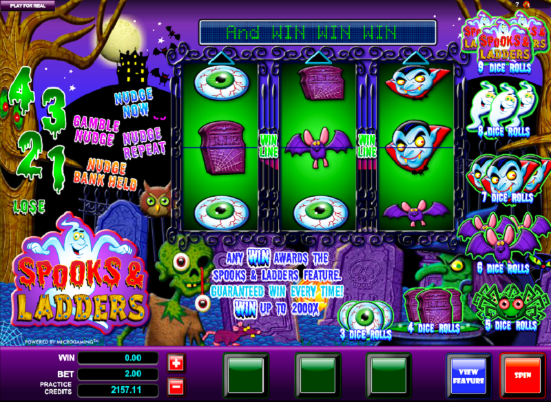 Spooks And Ladders Pokie