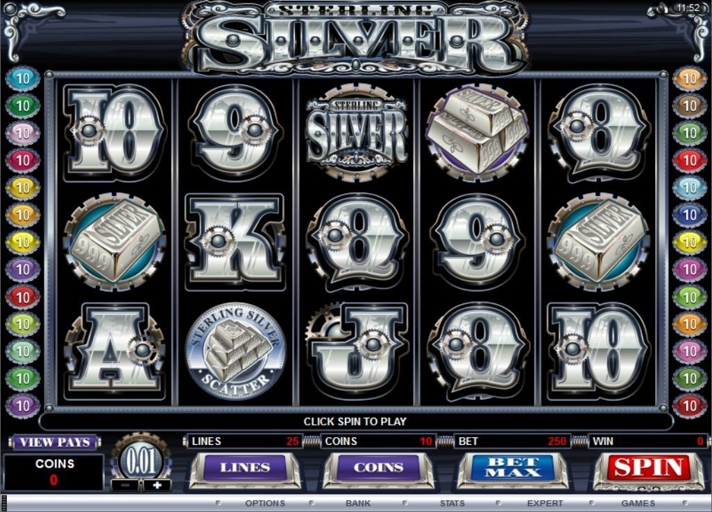Sterling Silver Pokie