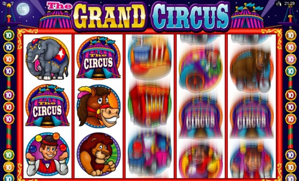 The Grand Circus Pokie