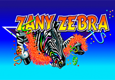 Zany Zebra Pokie Logo