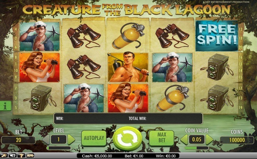 Creature From The Black Lagoon Pokie