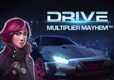 Drive Multiplier Mayhem Pokie Logo