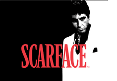 Scarface Pokie logotipas