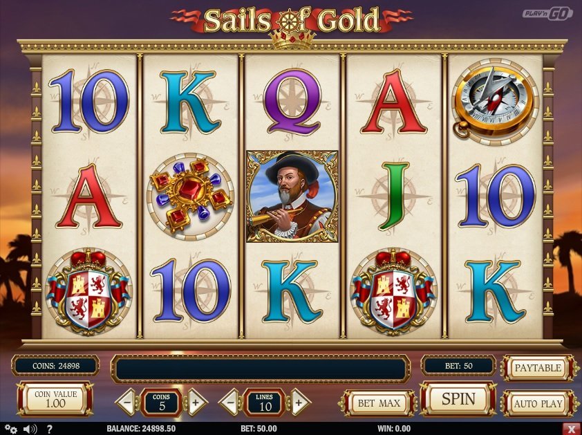Pokie Sails Of Gold