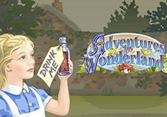 Adventures In Wonderland Pokie Logo