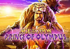 Age Of The Gods Prince Of Olympus Pokie Logo