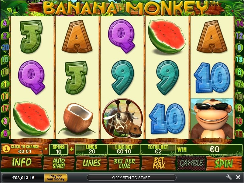 Banana Monkey Pokie
