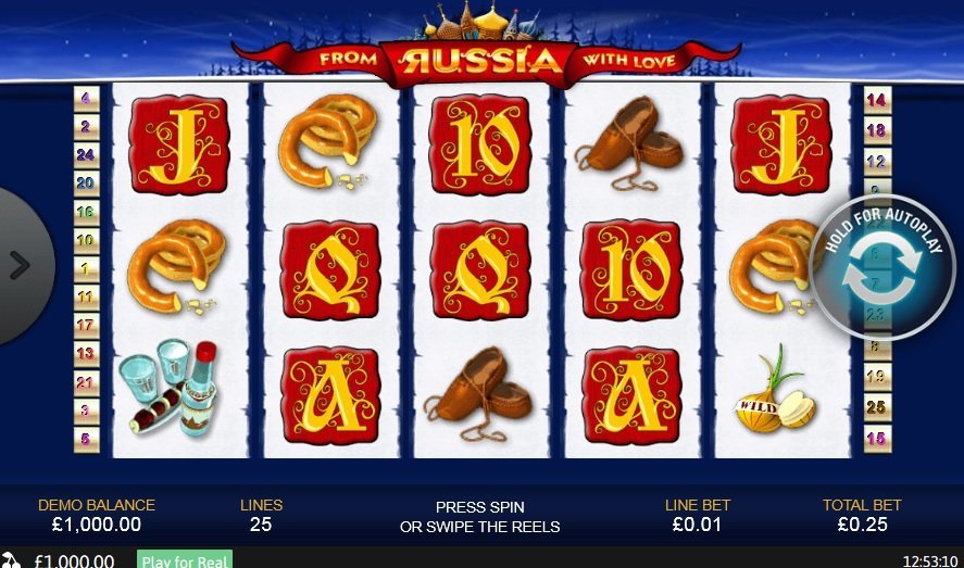 From Russia With Love Pokie