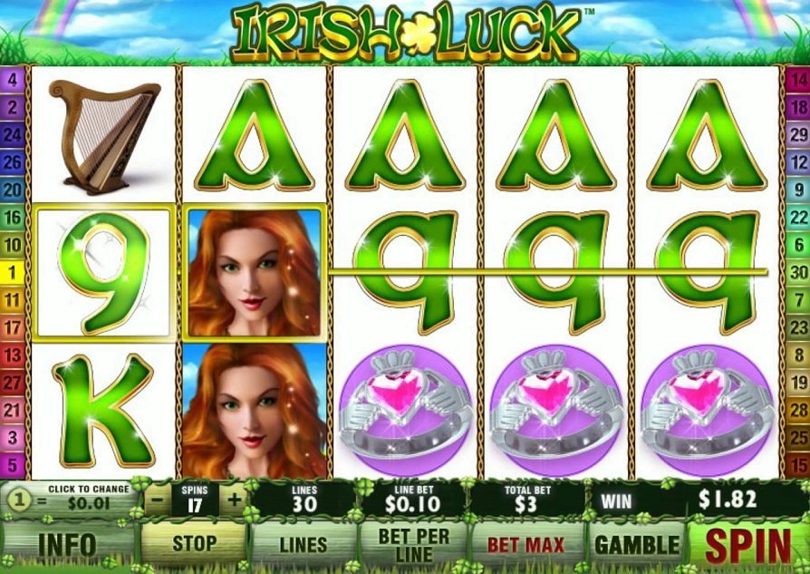 Le jeu Irish Luck Pokie