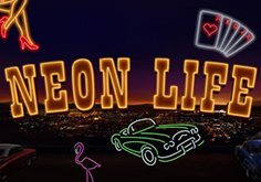 "Neon Life Pokie" logotipas