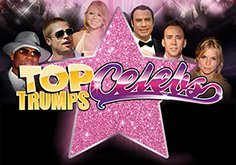 Top Trumps Celebs Pokie Logo