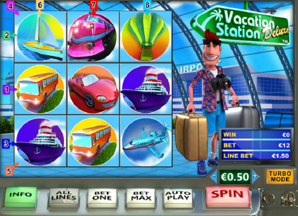 Vacation Station Deluxe Pokie